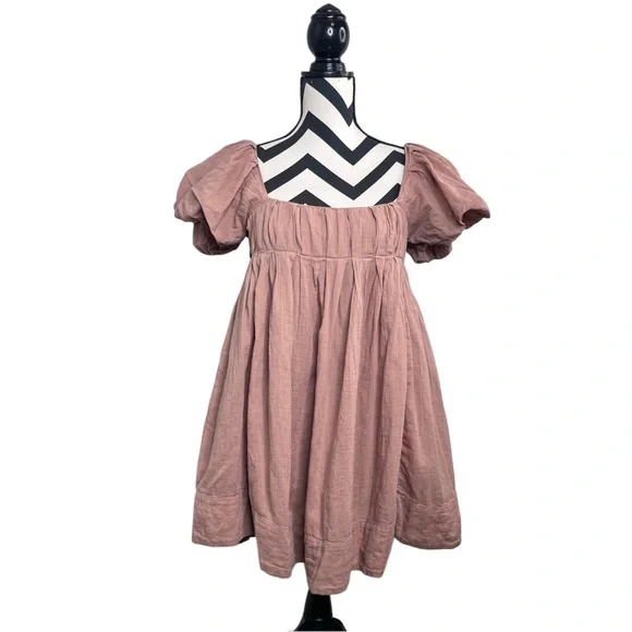 Free People Boho Gauze 100% Cotton Sz XS Coquette Free-est Marina Mini Dress - Picture 2 of 15